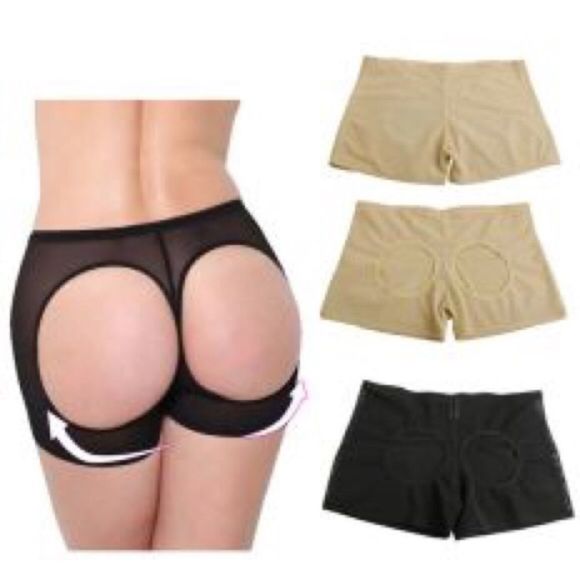 .BLACK SHORT BUTT LIFTER SHAPER CONTROL - Picture 3 of 5